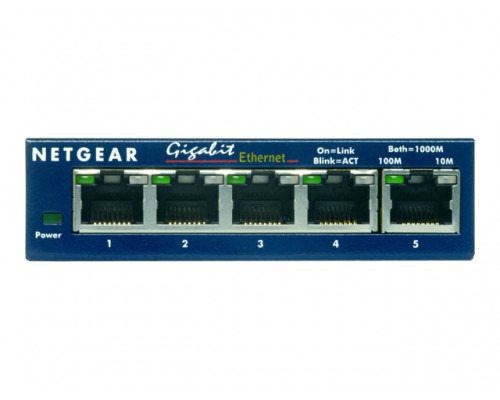 NETGEAR Gigabit Ethernet Switch 5xRJ45 10/100/1000 5port Lifetime Warranty (EN)