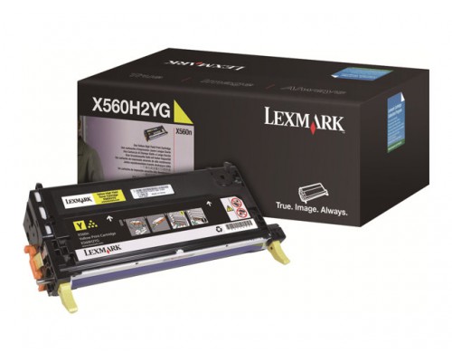 LEXMARK X560 tonercartridge geel high capacity 10.000 pagina s 1-pack