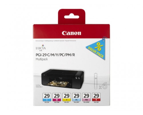 CANON PGI-29 CMY/PC/PM/R inktcartridge kleur standard capacity multipack