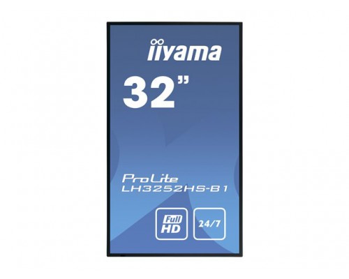 IIYAMA LH3252HS-B1 32inch FHD IPS Landscape and Portrait 400cd/m2 DVI-I VGA 2xHDMI 2xUSB 2.0 LAN RJ45 RS232C Android 8 OS