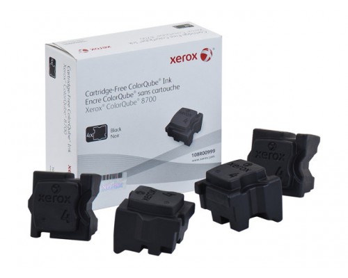 XEROX ColorQube 8700/8900 ColorQube zwart standard capacity 9.000 pagina s 1-pack 4 sticks