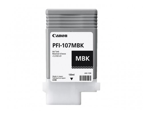 CANON PFI-107MBK inktcartridge matzwart standard capacity 130ml 1-pack