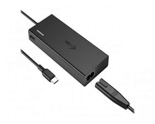 I-TEC USB-C Smart Charger 65W + USB-A Port 12W for laptops tablets smartphones HP Apple Dell MacBook etc.