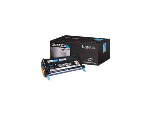 LEXMARK X560 tonercartridge cyaan standard capacity 4.000 pagina s 1-pack