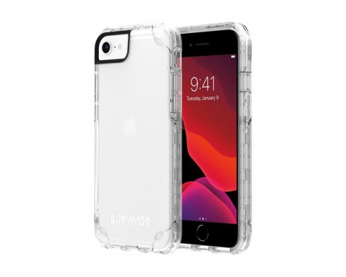 GRIFFIN Survivor Strong for iPhone SE 2020 iPhone 8 iPhone 7 & iPhone 6/6s - Clear