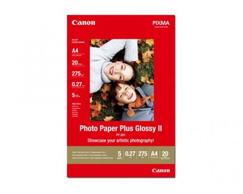 CANON PP-201 plus photo paper inktjet 260g/m2 A4 20 sheets 1-pack