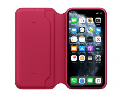 APPLE iPhone 11 Pro Leather Folio Raspberry