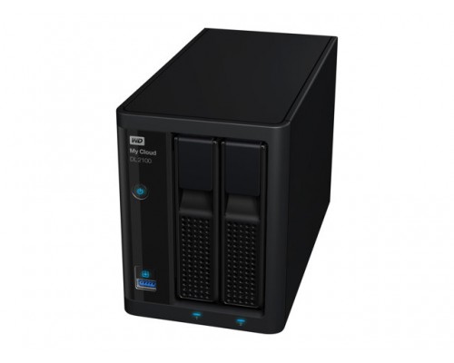 WD My Cloud Pro PR2100 12TB 2Bay NAS 2xHDD 1,6GHz QuadCore processor 4Gb RAM RAID 0 1 JBOD 2xUSB3.0 External RTL