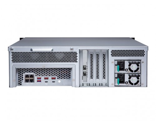 QNAP TS-1683XU-RP-E2124-16G 16-Bay NAS E-2124 16GB DDR4 16x2.5inch/3.5inch SATA HDD/SSD 4 GigaLan 2x10GbE SFP