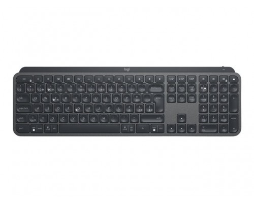 LOGITECH MX Keys Advanced Wireless Illuminated Keyboard - 2.4GHZ/BT - GRAPHITE (CH)