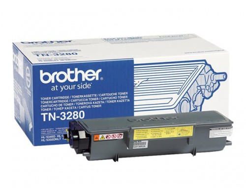 BROTHER TN-3280 tonercartridge zwart standard capacity 8.000 paginas 1-pack