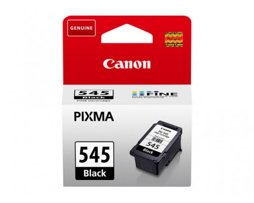 CANON PG-545 inktcartridge zwart standard capacity 8ml 180 paginas 1-pack blister met alarm