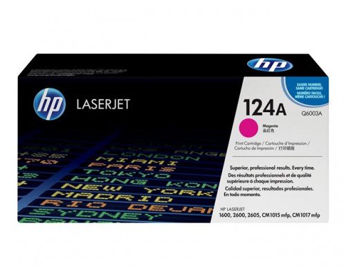 HP 124A Colour LaserJet originele toner cartridge magenta standard capacity 2.000 pagina s 1-pack