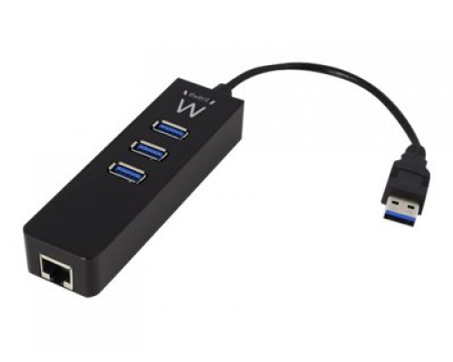 EWENT 3 Port USB 3.1 Gen1 with Gigabit network port