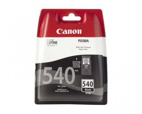 CANON PG-540 inktcartridge zwart standard capacity 1-pack blister met alarm