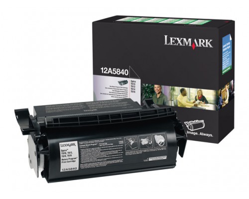 LEXMARK T61X tonercartridge zwart standard capacity 10.000 pagina s 1-pack return program