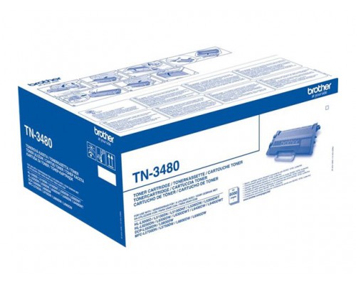 BROTHER TN3480 Toner Cartridge Zwart Hoog Rendement