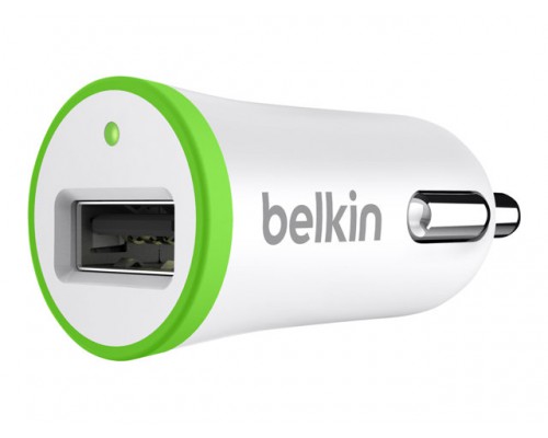 BELKIN 1x2.1A MICRO CAR CHARGER WHITE