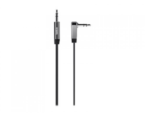 BELKIN 3.5 mm Flat Right Angled Audio cable 0.9m black