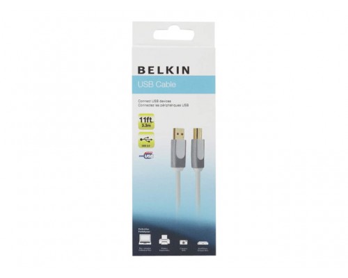 BELKIN USB A/B DEVICE CABLE A/B DSTP 3M