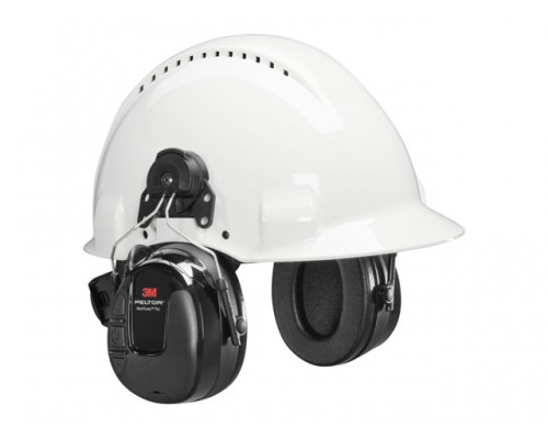 3M HRXS220P3E WorkTunes Pro FM Radio black helmet fastering