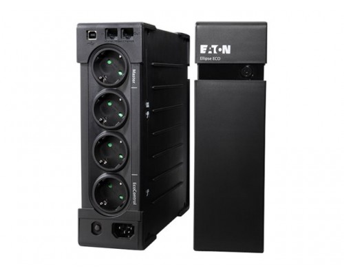 Eaton UPS Ellipse ECO 1600 USB DIN (rack/tower) - AC 230 V - 1000 Watt - 1200 VA - USB - Shuko 8 Output - 2U - 19inch