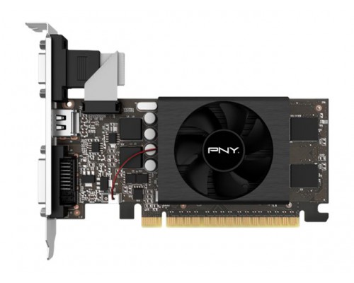 PNY GeForce GT 710 2GB GDDR5 PCIe Express 2.0 HDMI Dual-link DVI-D VGA Single Fan Graphics Card