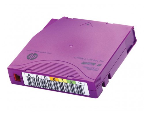 HPE 20x LTO-6 Ultrium 6.25 TB BaFe RW Non Custom Labeled Data Cartridge