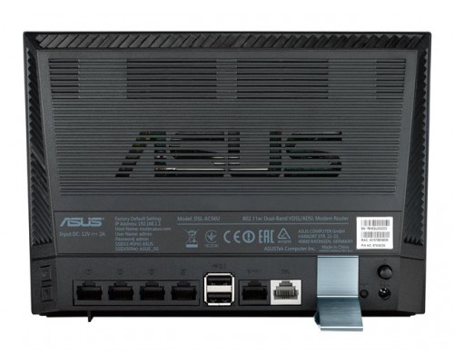 ASUS DSL-AC56U 802.11ac Dual-Band VDSL/ADSL Modem Router 867+300Mbps