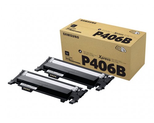 SAMSUNG CLT-P406B/ELS 2-pk Black Toner Cr