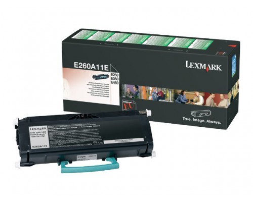 LEXMARK E260 E360 E460 tonercartridge zwart standard capacity 3.500 pagina s 1-pack return program