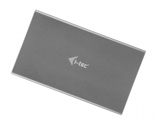 I-TEC USB-C 3.1 Gen. 2 MySafe Enclosure for 8.9cm 3.5inch SATA HDD SSD I/II/III USB-C 3.1 Gen.2 up to 10Gbps Alucase