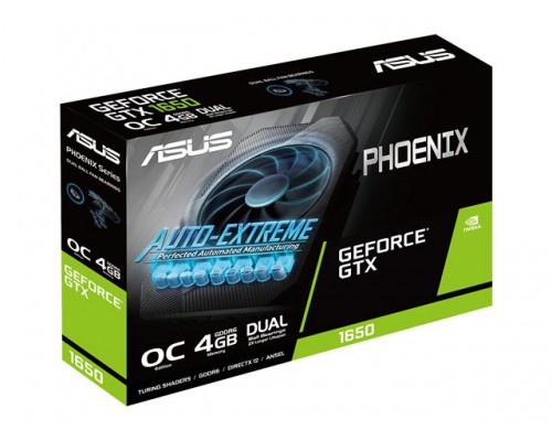 ASUS PH-GTX1650-O4GD6 4GB GDDR6 PCI-E 3.0 HDMI DVI Dispaly Port