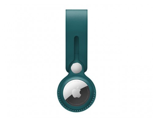 APPLE AirTag Leather Loop Forest Green
