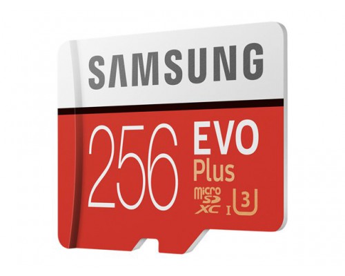 SAMSUNG EVO Plus 256GB microSD with adapter