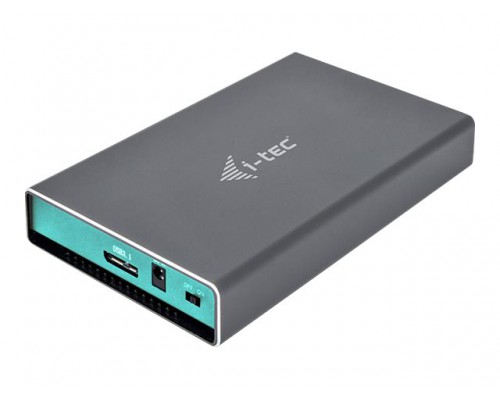 I-TEC USB 3.0 MySafe External Enclosure 6.4cm 2.5inch SATA HDD SSD I/II/III USB 3.0 to 5Gbps Alucase