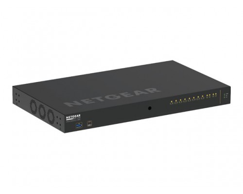 NETGEAR 12-Port AV Line M4250-10G2XF-PoE++ 8x1G Utra90 PoE++ 802.3bt 720W 2x1G 2xSFP+ Managed Switch
