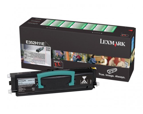 LEXMARK E350, E352 tonercartridge zwart standard capacity 9.000 pagina s 1-pack return program