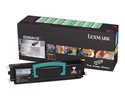 LEXMARK E250, E35x tonercartridge zwart standard capacity 3.500 pagina s 1-pack return program