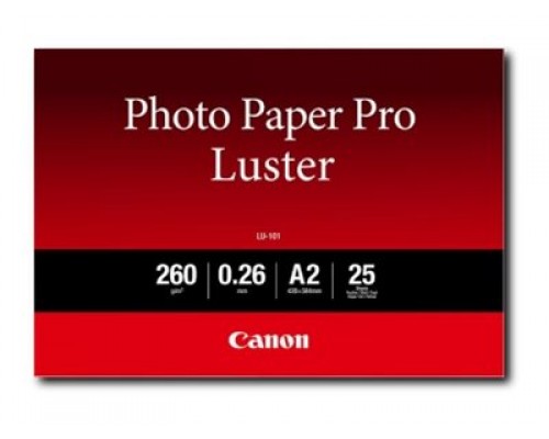 CANON LU-101 A2 photo paper Luster 25 sheets