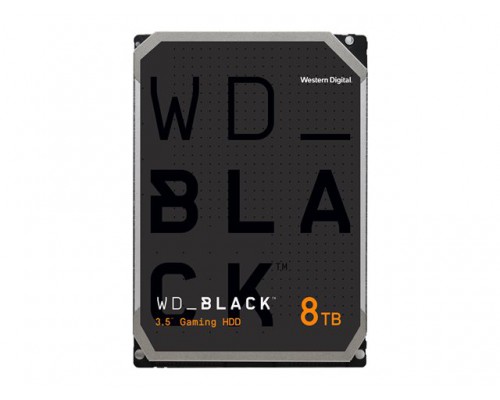 WD Desktop Black 8TB HDD 7200rpm 6Gb/s serial ATA sATA 256MB cache 3.5inch intern RoHS compliant Bulk