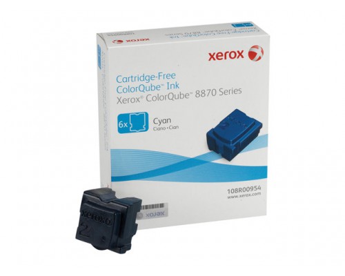 XEROX 8870 ColorQube cyaan standard capacity 6 x 2.883 paginas 6-pack