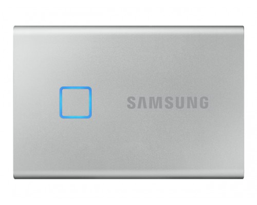 SAMSUNG Portable SSD T7 Touch 1TB extern USB 3.2 Gen.2 black silver