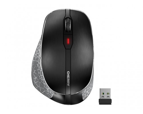 CHERRY Wireless Mouse MW 8 ERGO USB Rechargeable and Black Bluetooth