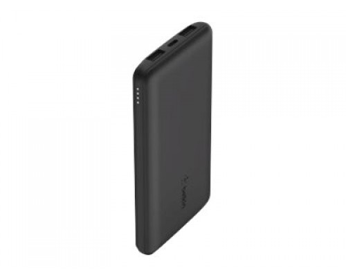 BELKIN 10K mAh Power Bank with USB-C 15W Dual USB-A 15cm USB-A to C Cable Black