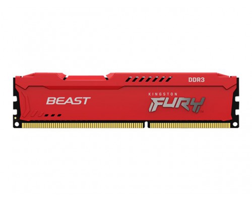 KINGSTON 8GB 1600MHz DDR3 CL10 DIMM FURY Beast Red