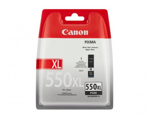 CANON PGI-550XL PGBK BL inktcartridge pigment zwart standard capacity 1-pack blister met alarm