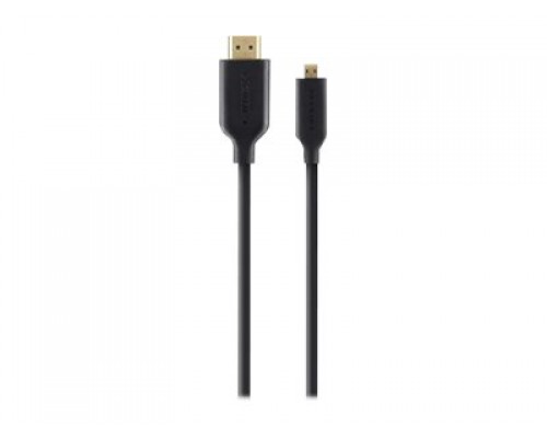 BELKIN High Speed HDMI Cable with HDMI Micro Connector Ultra Thin 1.8M