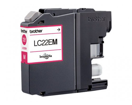 BROTHER LC22EM inkt magenta hoge capaciteit 2400 p. voor MFCJ5920DW