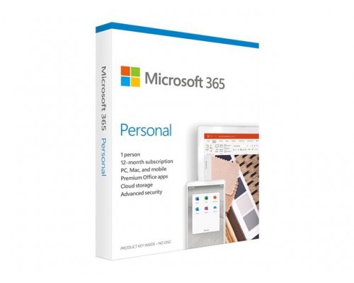 MICROSOFT Office 365 Personal English EuroZone Subscr 1YR Medialess P4